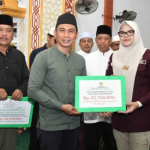 Bupati Tanjung Jabung Timur menggelar Safari Ramadhan 1447 H Di  Kecamatan Mendahara Ilir
