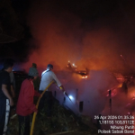 Kebakaran di Nibung Putih, 2 Rumah dan 8 Bedeng Hangus, 1 Orang Meninggal Dunia
