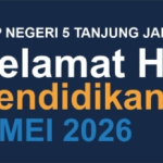 Kepala Sekolah SMPN 5 Dr.Abdullah S.Pd. Beserta Staf Mengucapkan Selamat Hari Pendidikan Nasional 2 Mei 2026