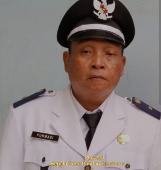Kepala Desa Pandan Sejahtera Purwadi Ucapkan Selamat HUT Ke – 80 RI