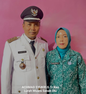 Lurah Muara Sabak Ulu ACHMAD SYUKRI,S.Tr.Kes. Mengucapkan Selamat HUT. RI Ke-80