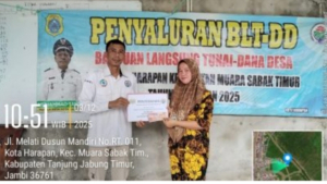 BLT dd Triwulan IV Telah Disalurkan Oleh Pemerintah Desa Kota Harapan Sebanyak 30 KK Sebesar 900Rp