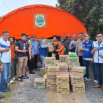 Peduli Kasih, Fraksi Dan DPD PAN Tanjung Jabung Timur, Berikan Bantuan Korban Banjir di Dendang.