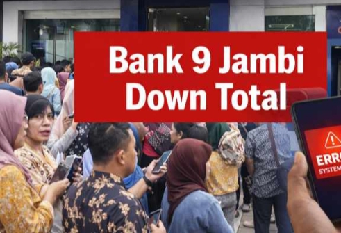 Puluhan Warga Geruduk Bank 9 Jambi Karna Saldo Raib Misterius