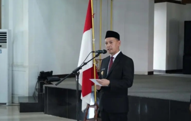 Lantik 96 Pejabat,Wabup Tanjabtim Tekankan Pentingnya Komitmen Lima Aspek Utama