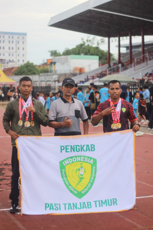 PASI Tanjab Timur Sabet 3 Emas dan 3 Perak di Finix Athletics Sumatra Open Championship 2026