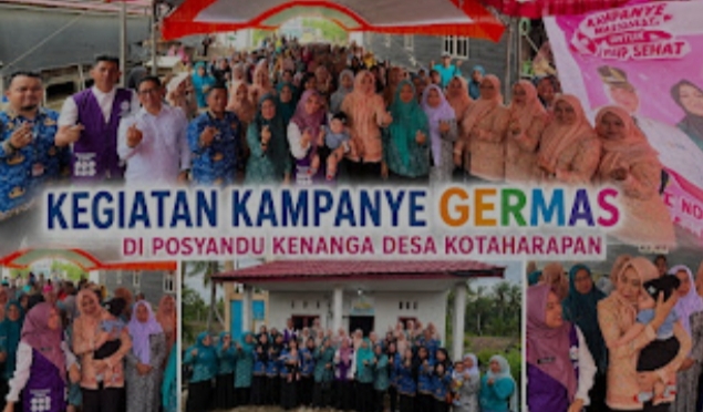 Camat Muara Sabak Timur, Anjas Asmara,SE. Hadiri Kampanye (GERMAS) Di Desa Kota Harapan.
